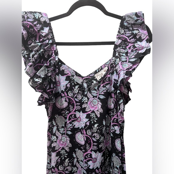 Mille NEW Klara Floral Midi Dress Size Medium - Picture 2 of 9